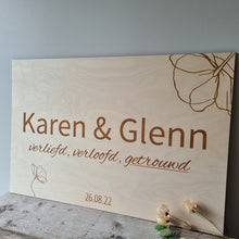 Afbeelding in Gallery-weergave laden, Houten welkomstbord
