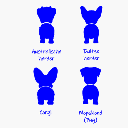 Kapstok voor hondenriem met naam