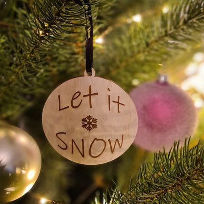 Kerstversiering "Christmas Quotes"