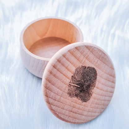 Gepersonaliseerd houten doosje