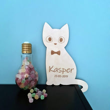 Afbeelding in Gallery-weergave laden, Naambord poes
