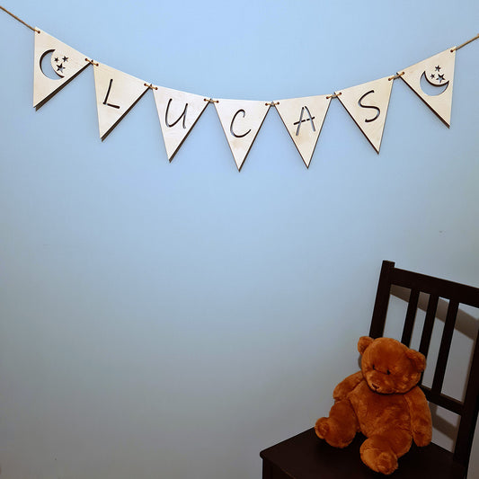 Houten vlagjes (prijs per vlagje)