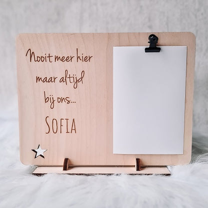 Fotobord "Boven De Wolken"