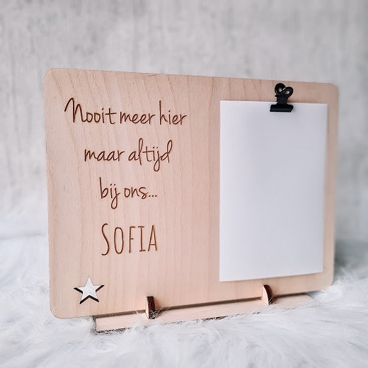 Fotobord "Boven De Wolken"