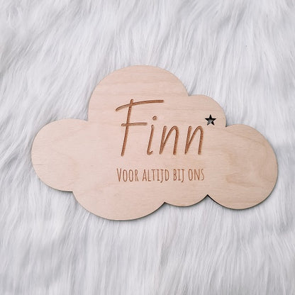 Naambord "Boven De Wolken"