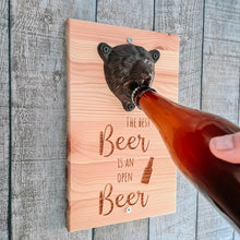 Afbeelding in Gallery-weergave laden, Gepersonaliseerde flesopener muur - beer
