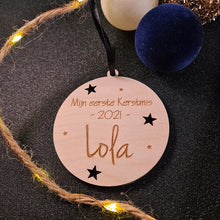Afbeelding in Gallery-weergave laden, Kerstbal &quot;Mijn eerste Kerstmis&quot; met naam

