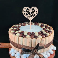 Afbeelding in Gallery-weergave laden, Taarttopper &quot;Hart&quot;

