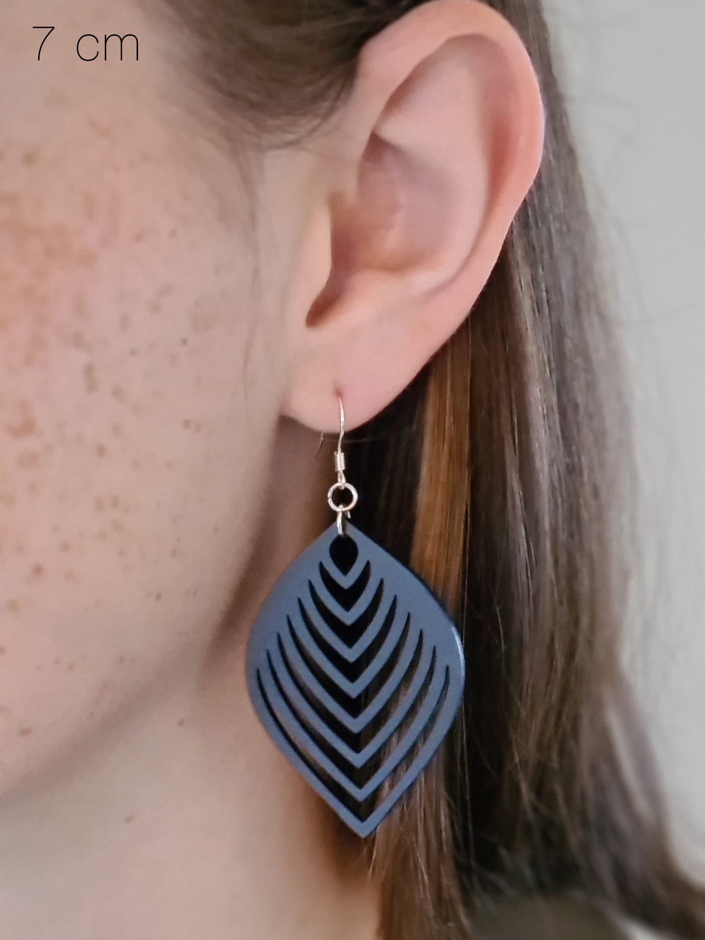 Zwarte abstracte blaadjes