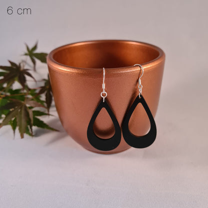 Zwarte open druppels