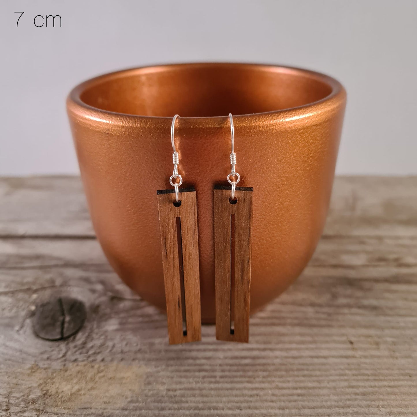 Houten staafjes smalle opening