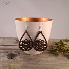 Afbeelding in Gallery-weergave laden, Houten druppels met bloemen
