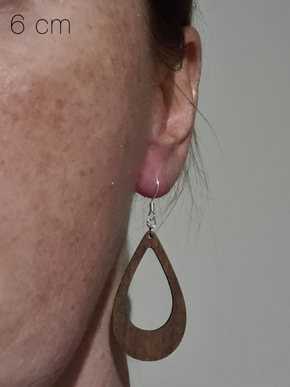 Houten open druppels