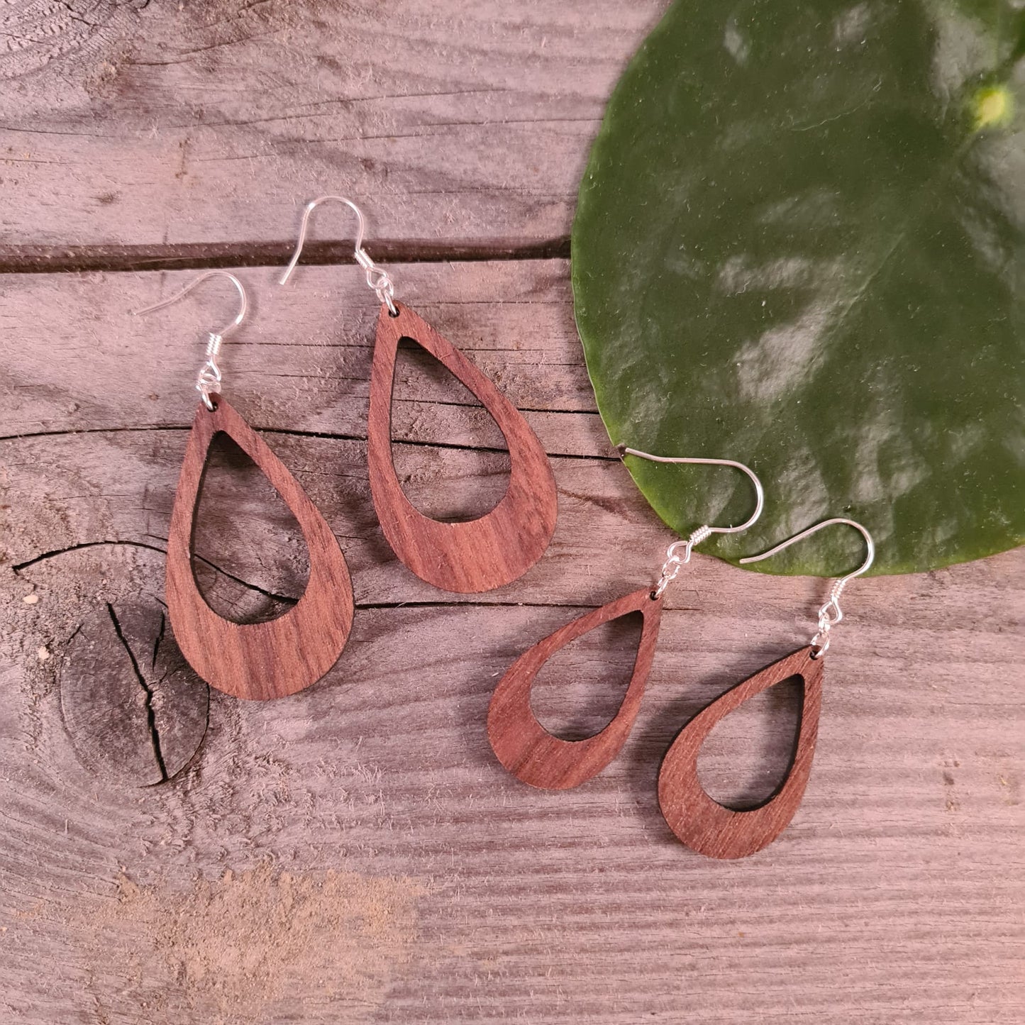 Houten open druppels