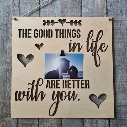 Fotobord "The good things in life"