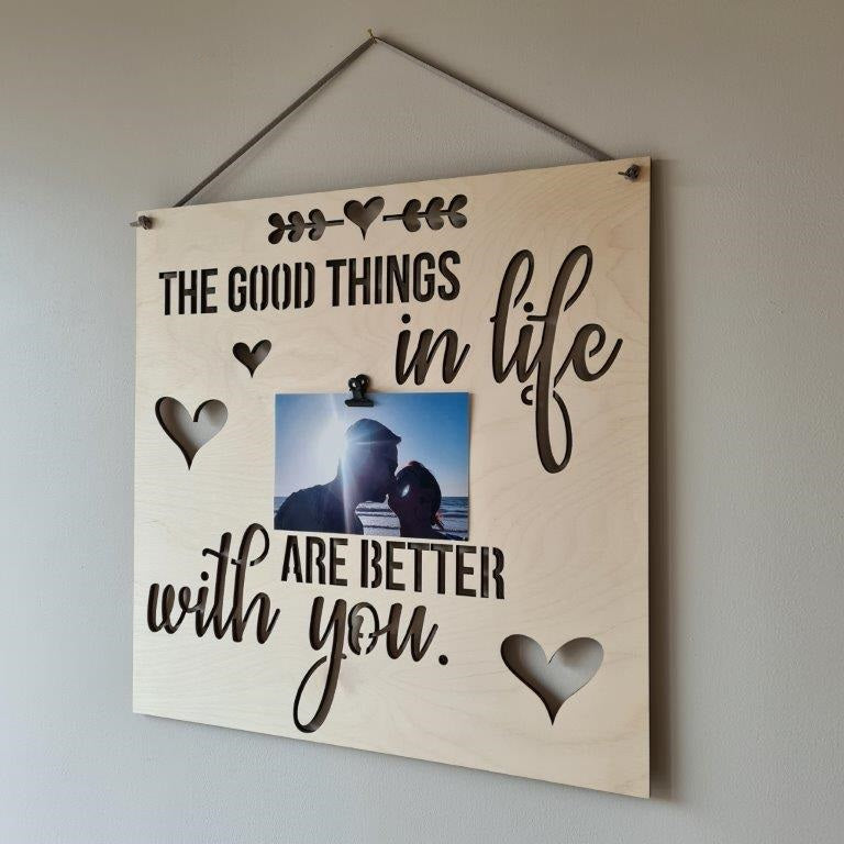 Fotobord "The good things in life"