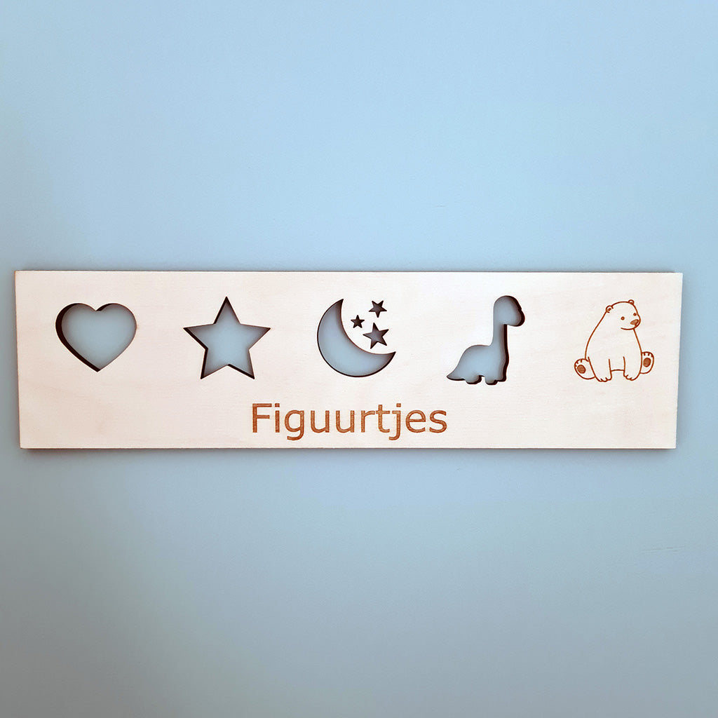 Houten vlagjes (prijs per vlagje)