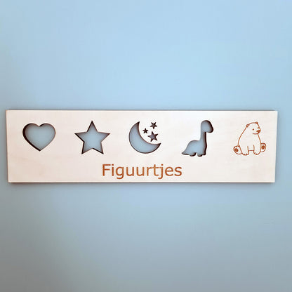 Houten vlagjes (prijs per vlagje)