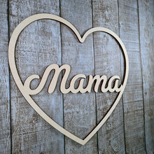 Afbeelding in Gallery-weergave laden, Naam in hart &quot;Mama&quot;

