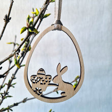 Afbeelding in Gallery-weergave laden, Houten open paashanger
